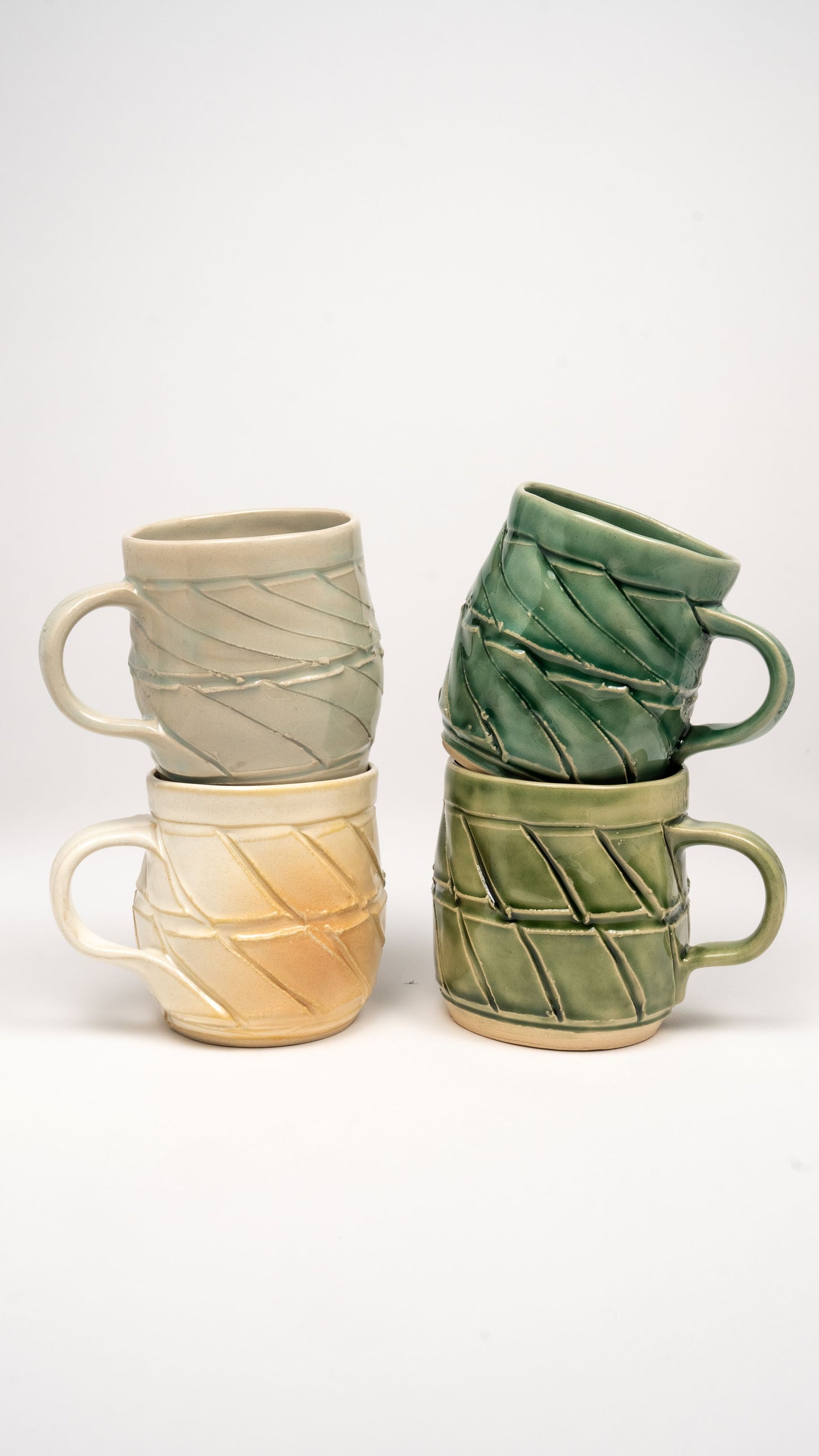 Twisted Mug - White Blush